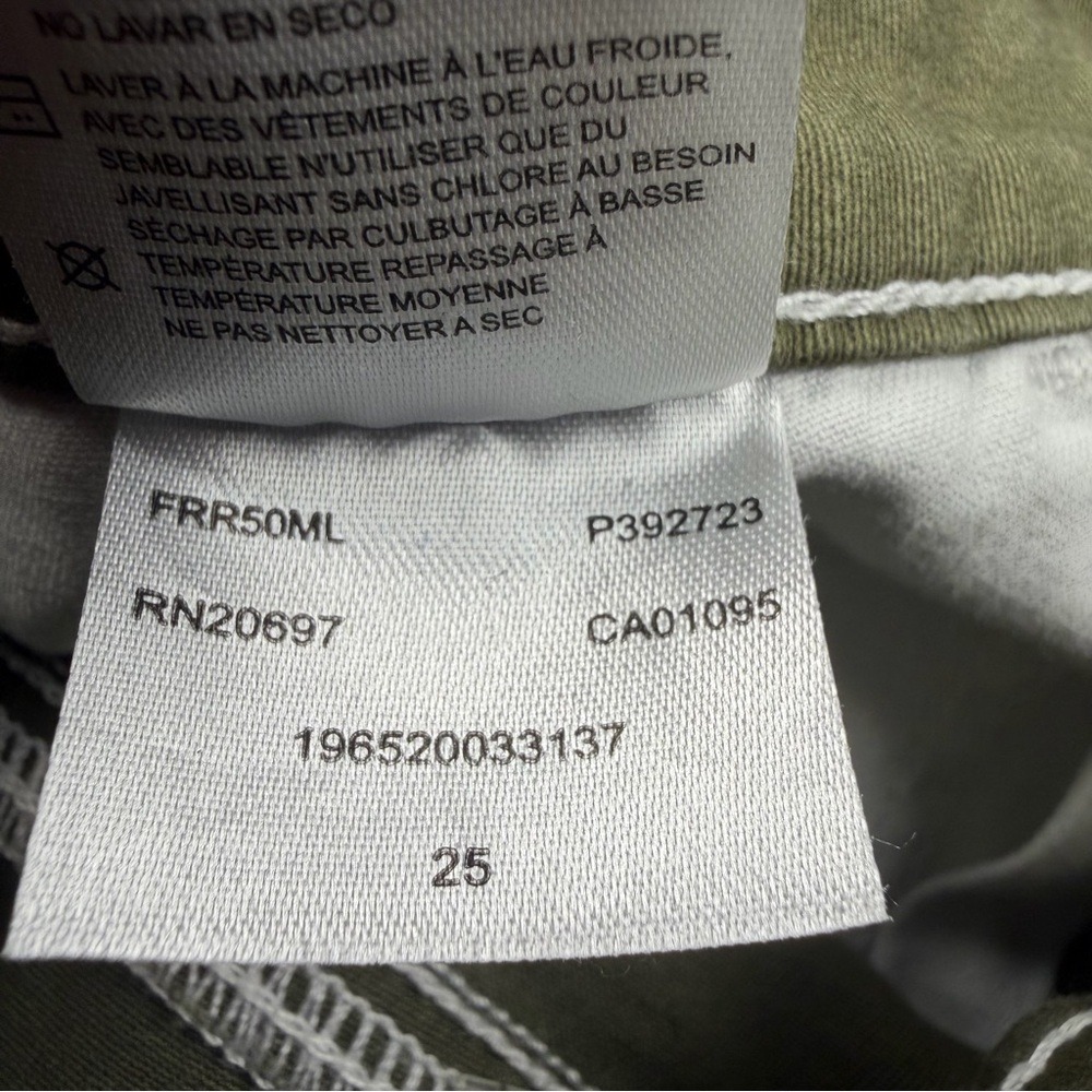 Dickies Carpenter Shorts Womens 25‎ Army Green Contrast Stitch Workwear - Picture 4 of 8